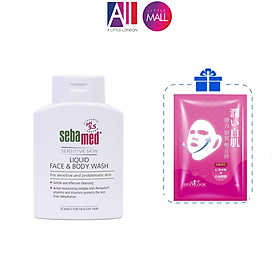 Sửa rửa mặt và tắm toàn thân cho da nhạy cảm Sebamed pH 5.5 Sensitive Liquid Face & Body Wash (Nhập khẩu) - Phần 1