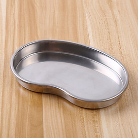1PC oral hygiene care Stainless steel medical tray anti code disinfection plate for Orthodontic and tooth whitening