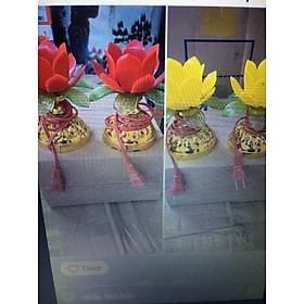 Đèn Thờ Hoa Sen Đôi Cao Cấp – Ánh Sáng Dịu, Phù Hợp Mọi Bàn Thờ
