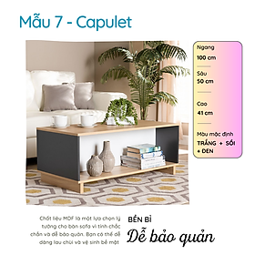 Mua Bàn Sofa gỗ phong cách hiện đại thương hiệu SMLIFE (nhiều mẫu  có thể đổi size và màu sắc)