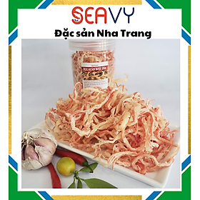 Đặc sản Nha Trang Mực xé sợi hấp nước dừa thơm ngon dai mềm, gói 200g