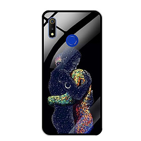Ốp Lưng Kính Cường Lực cho Realme 3 Pro - 0429 HUG03 - Hàng Chính Hãng