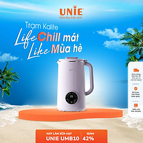 Mua Máy làm sữa hạt Unie UMB10 Lưỡi dao 8 cánh inox 304 cao cấp Dung tích 1L công suất 800W 8 chức năng xay nấu- hàng chính hãng