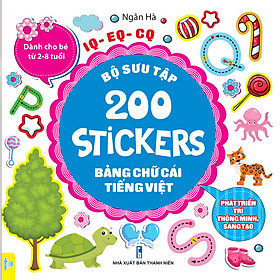 Sách - Bộ Sưu Tập 200 Stickers Phát triển trí thông minh, sáng tạo (Dành cho bé từ 2-8 tuổi) - ndbooks