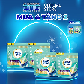 Combo 4 túi viên giặt hương Huyền Thoại tặng 1 túi viên giặt bất kỳ kèm 1 vỉ viên treo bồn cầu Evershine