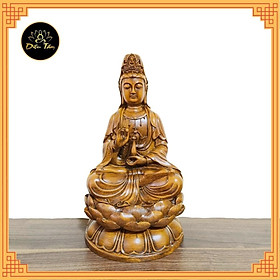 Mua Tượng phật Quan âm gỗ tượng quan âm bồ tát mật tông cao 38cm tượng trang trí đồ thờ cúng  phong thủy - shop Diệu Tâm