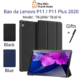 Bao da dành cho Lenovo Xiaoxin P11 / P11 Plus - Gập dựng được - Tặng kèm bút