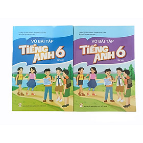 Hình ảnh Combo Vở Bài Tập Tiếng Anh Lớp 6 Tập 1+2 (CTM)