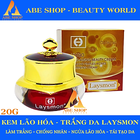 KEM LAYSMON UV/30 - ANTI-AGING BEAUTY CREAM 20G - CHỐNG NHĂN - CHỐNG LÃO HOÁ