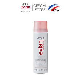 Xịt khoáng cấp ẩm và làm dịu da Evian Brumisateur  50ml