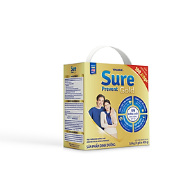 Sữa bột cho người lớn tuổi Vinamilk Sure Prevent 1600g