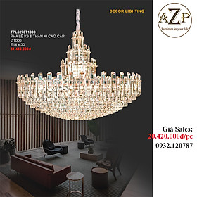Mua ĐÈN THẢ TRẦN PHA LÊ / ĐÈN THÔNG TẦNG TRANG TRÍ PHÒNG KHÁCH / PHÒNG NGỦ / CẦU THANG / KHÔNG GIAN SANG TRỌNG AZP-6270 phong cách đương đại  hàng nhập khẩu AZP
