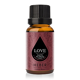 Tinh Dầu Lan Tỏa Yêu Thương Love Blends Essential Oil Heber | 100% Thiên Nhiên Nguyên Chất | Cao Cấp Nhập Khẩu