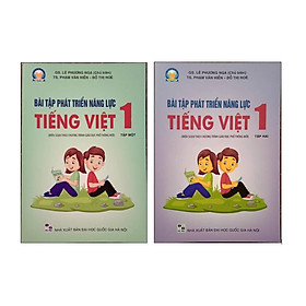 Sách - Combo Bài Tập Phát Triển Năng Lực Tiếng Việt Lớp 1 (Tập1+Tập 2)