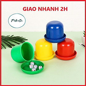 Hình ảnh Bộ Đồ Chơi Lắc Xí Ngầu Nhỏ Gọn Phù Hợp Với Những Chuyến Picnic , Dã Ngoại .. -Tặng Kèm Xí Ngầu (Giao màu ngẫu nhiên) - PaKaSa