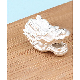 Charm bạc đầu rồng xỏ ngang - Ngọc Quý Gemstones