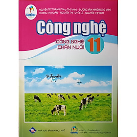 Sách – SGK Công Nghệ: công nghệ chăn nuôi 11 Cánh Diều và 2 tập giấy kiểm tra kẻ ngang vỏ xanh