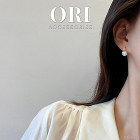 Bông tai nữ The Luxury đính đá sang trọng ORI ACCESSORIES B471