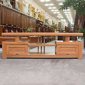 Mua Kệ tivi gỗ sồi 1m6 kiểu nhật