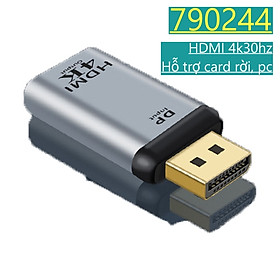 Mua Đầu chuyển mini displayport/ dp ra hdmi 4k60hz hỗ trợ pc  máy tính để bàn  laptop card màn hình rời