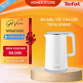 Ấm Siêu Tốc Thông Minh TEFAL - Nhập Khẩu Đức Wasserkocher Sense 5 Lít Có Chương Trình Nhiệt Độ, Dung Tích Công Suất Cao 1800 W - Hàng Nhập Khẩu