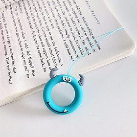 Mua Dây gắn điện thoại có móc tròn chất liệu silicon họa tiết hoạt hình dễ thương