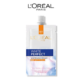 Kem dưỡng trắng da vitamin L’Oreal Paris White Perfect ban ngày SPF17 PA++ dạng gói