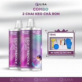 Mua Keo Chà Ron Qilisa  Combo 2 Chai Keo Epoxy 2 Thành Phần 400ml ( Chống Thấm - Bám Bụi)