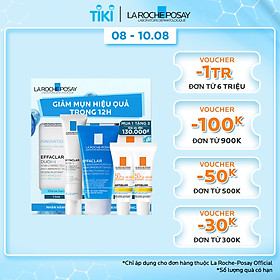 Bộ sản phẩm giảm mụn ngừa thâm siêu hiệu quả trong 12h La Roche-Posay