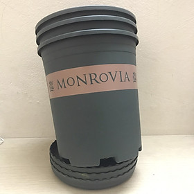3 Bộ Chậu Nhựa Trồng Hoa Cây Cảnh MON ROVIA 3Gal CN