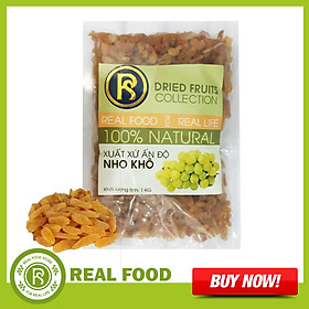 Túi Nho Khô Vàng REAL FOOD STORE (Nhiều lựa chọn)