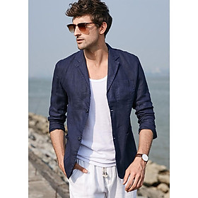 Mua Áo Vest Blazer Linen Nam Dáng Lửng, Thời Trang Phong Cách Trẻ Trung -  Đen,L Tại Đức Hiệp Store | Tiki