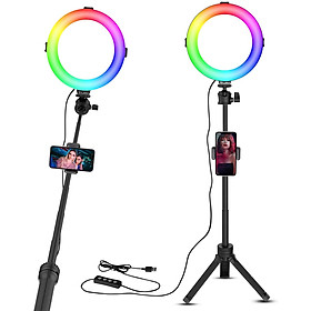 Mua ULANZI VIJIM K9 RGB Đèn Led Đổi Màu Ring Light Stand + Phone Holder - Hàng Chính Hãng