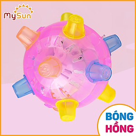 Bóng gai nảy phát sáng cao su đồ chơi có đèn cho bé MySun