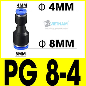 Mua Đầu nối nhanh chuyển đổi PG6-4 PG8-6 PG10-8 PG12-10 PG8-4 PG10-6 PG12-8 PG16-12