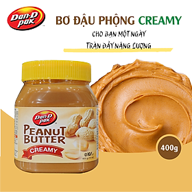 Bơ đậu phộng dan d pak mịn và hạt 400g