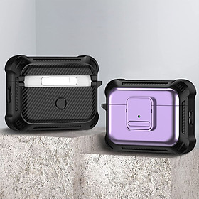 Bao Case Ốp PC Có Khóa Chống Thất Lạc Rơi Tai Nghe cho Airpods Pro / Airpods 3 / Airpods Pro 2