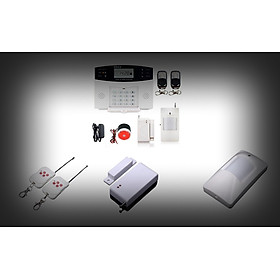 Mua Trung tâm báo động chống trộm qua sim (tần số 433) có màn hình thao tác cho nhà ở