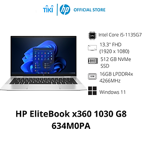 Mua HP EliteBook x360 1030 G8 (634M0PA) | Core i5 1135G7 | 16GB | SSD 512GB | 1.3  FHD - Touch | Win 11 Pro | Pen | Xoay 360 - Hàng Chính Hãng