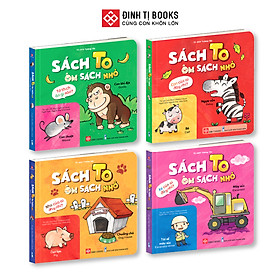 Sách - bộ sách to ôm sách nhỏ dành cho trẻ 3-6 tuổi - Đinh Tị Books