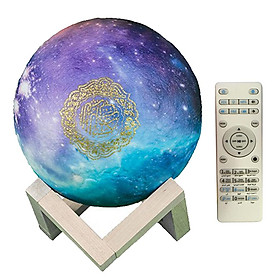 16 Colors 3D Moon Lamp Quran Moonlight Colorful Touch USB Charging Lamp
