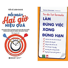 Combo 2 Cuốn Sách: Mỗi Ngày Hai Giờ Hiệu Quả + Làm Đúng Việc Xong Đúng Hạn