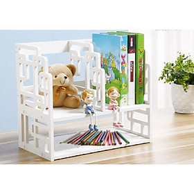 Mua KỆ SÁCH ĐỂ BÀN 2 TẦNG 2 NGĂN HOA CHỒI IG136