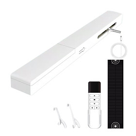 Solar Power Smart Venetian Blind Motor Kit Supports Tuya APP/ Voice Control for Alexa Google Home with RF Remote Control