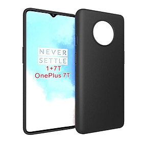 Ốp lưng Oneplus 7T silicon dẻo màu đen, Không ố vàng