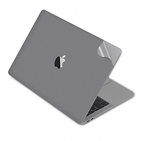 Bộ dán Full Body JCPAL 5in1 cho Macbook - Space Grey (màu Xám)