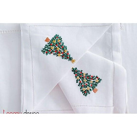 Mua Bộ 06 khăn ăn thêu noel