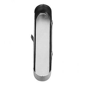 2xBrass Neck Pickup Cover for    Electric Guitar Parts Chrome