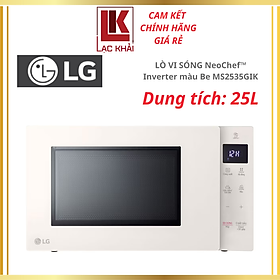 Mua Lò Vi Sóng LG NeoChef Inverter màu Be MS2535GIK 25 lít  Công suất 1000W - Hàng chính hãng