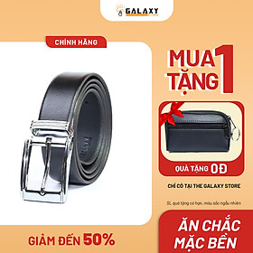 Dây Nịt Thắt Lưng Nam Da Bò Cao Cấp 2 Lớp Da Galaxy Store GDNN09
